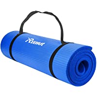 Los mejores  - REEHUT Colchoneta de Yoga de NBR de Alta Densidad y Extra Gruesa de 12mm Diseñada para Pilates- Fitness y Entrenamiento…